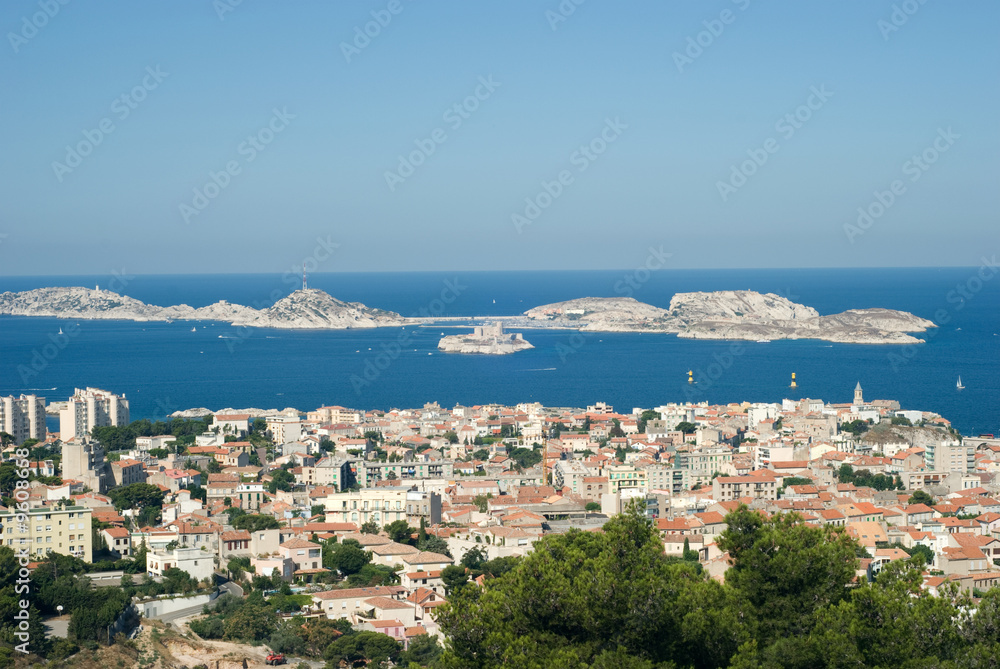 view of water area of Marseille