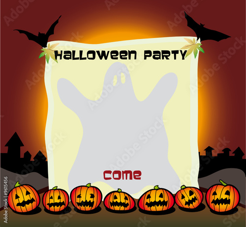 halloween party poster
