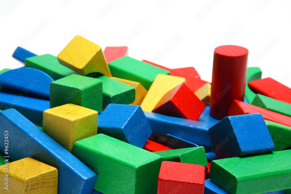 Obraz premium blocs en bois