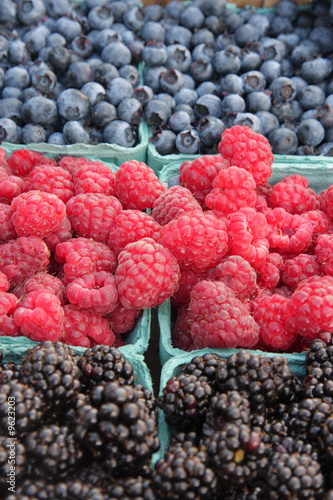 Close-up of fresh, organically grown berries
