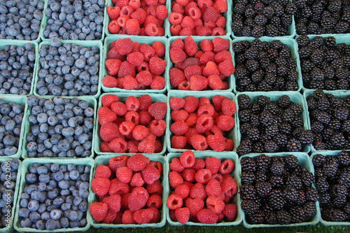 Fresh, organically grown berries