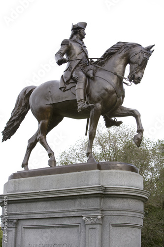 Statue of General George Washington at the Boston Public Garden