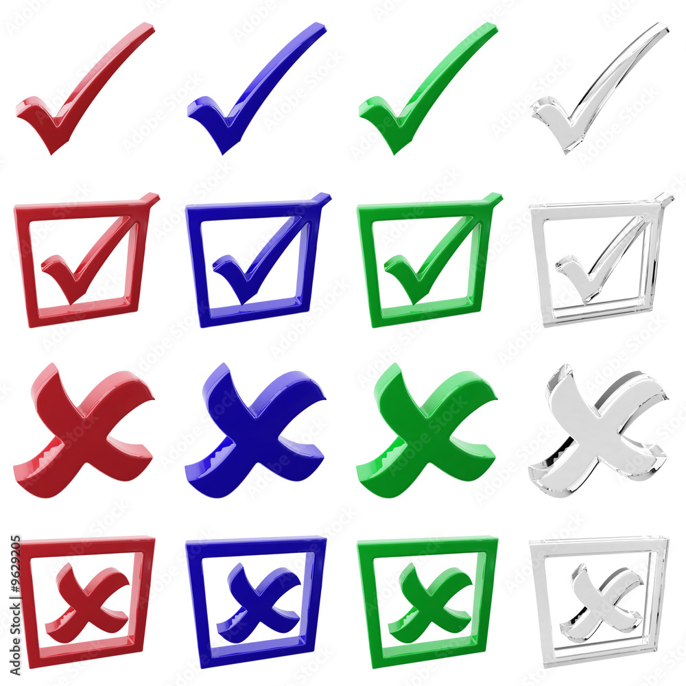 Set of election icons in various colors and transparent Set of election icons in various colors and transparent