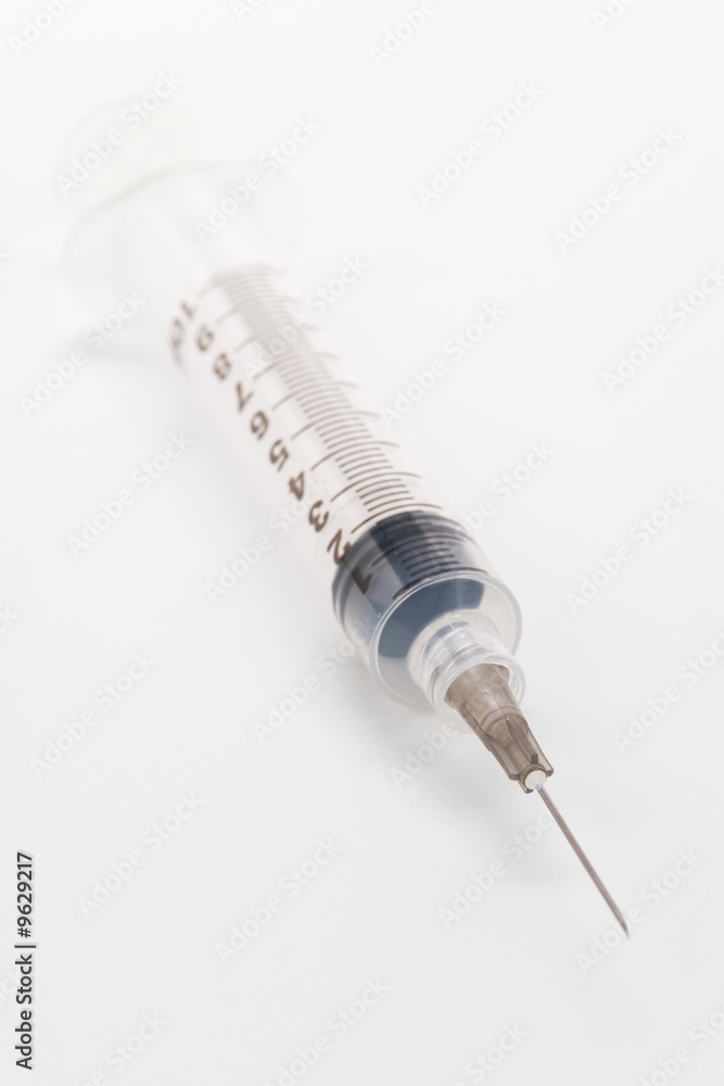 Syringe close up shot for background Syringe close up shot for background