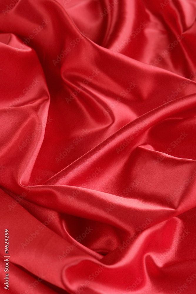 Red Satin Background -- vertical