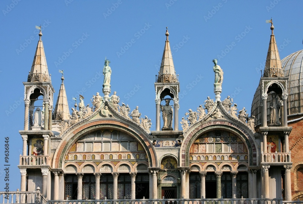 Italy. Venetian architecture. Basilica San Marco Italy. Venetian architecture. Basilica San Marco