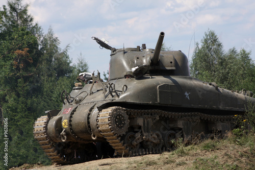 M4A1 Sherman Tank –WW II photo
