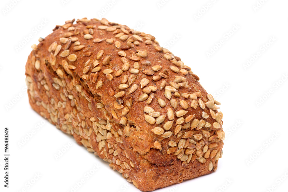 Black bread with sunflower seeds of Alto-Adige, Northern Italy Black bread with sunflower seeds of Alto-Adige, Northern Italy