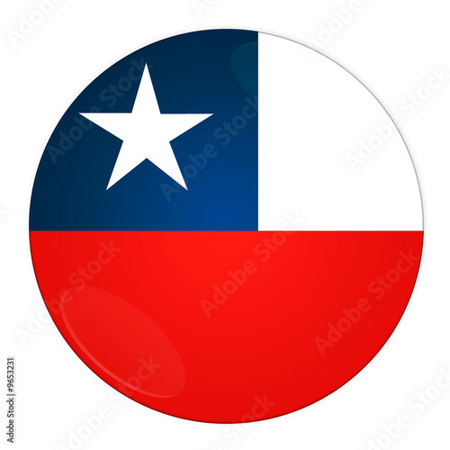 Free Download Abstract illustration: button with flag from Chile country - GFXLoad