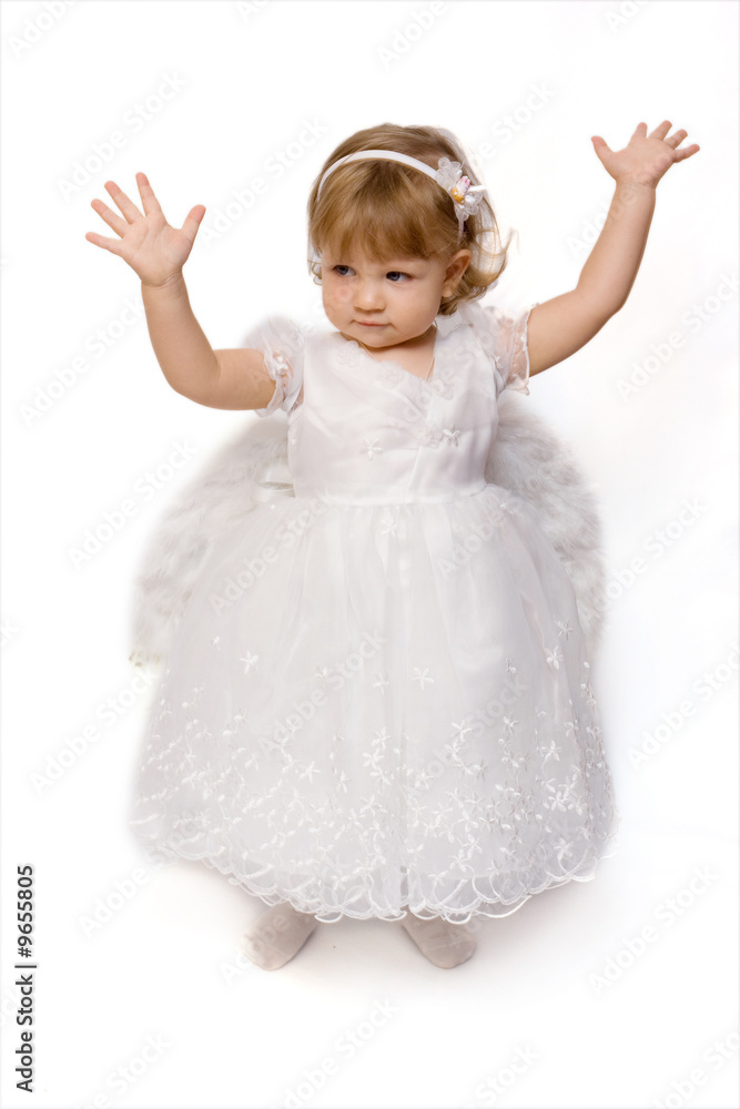 Little girl with wings Little girl with wings