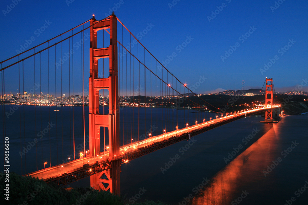 Fototapeta premium Golden Gate Bridge, highway 101