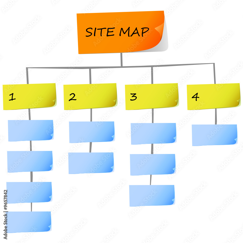 site map vector