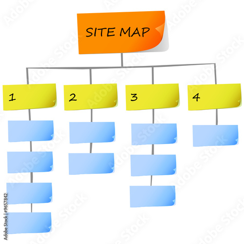 site map vector
