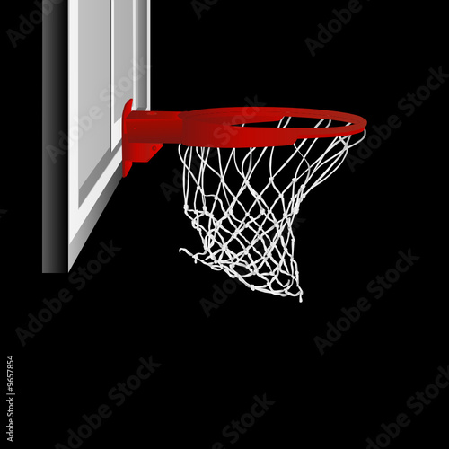 basketball hoop vector