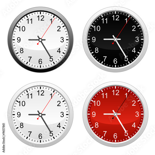 wall clock vector