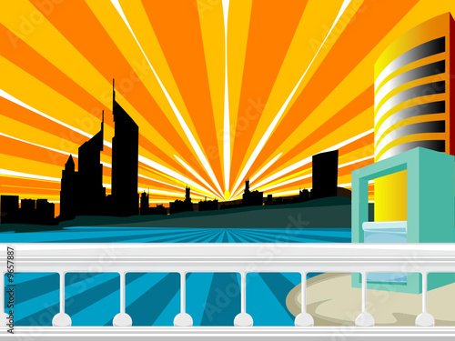 modern city vector