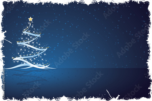 Grunge Christmas tree