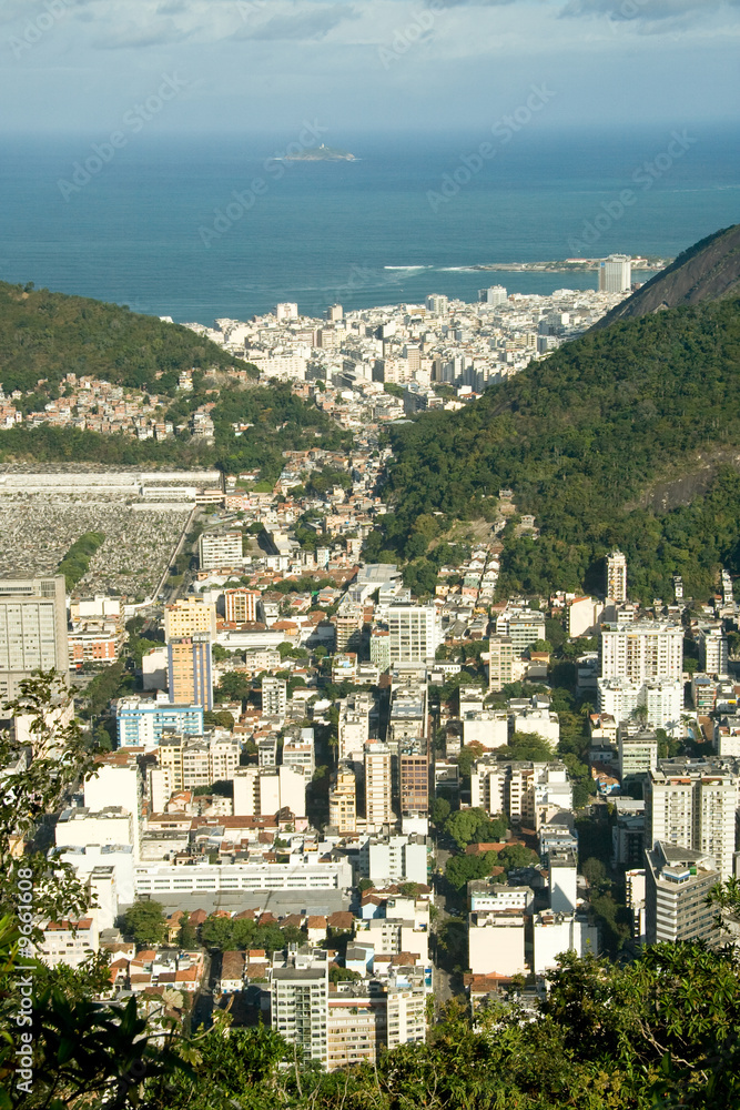 View over Rio de Janeiro.