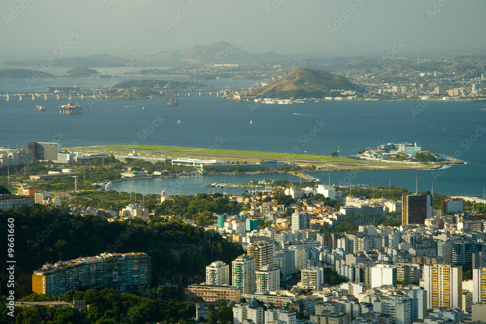 Elevated view of Rio de Janeiro city