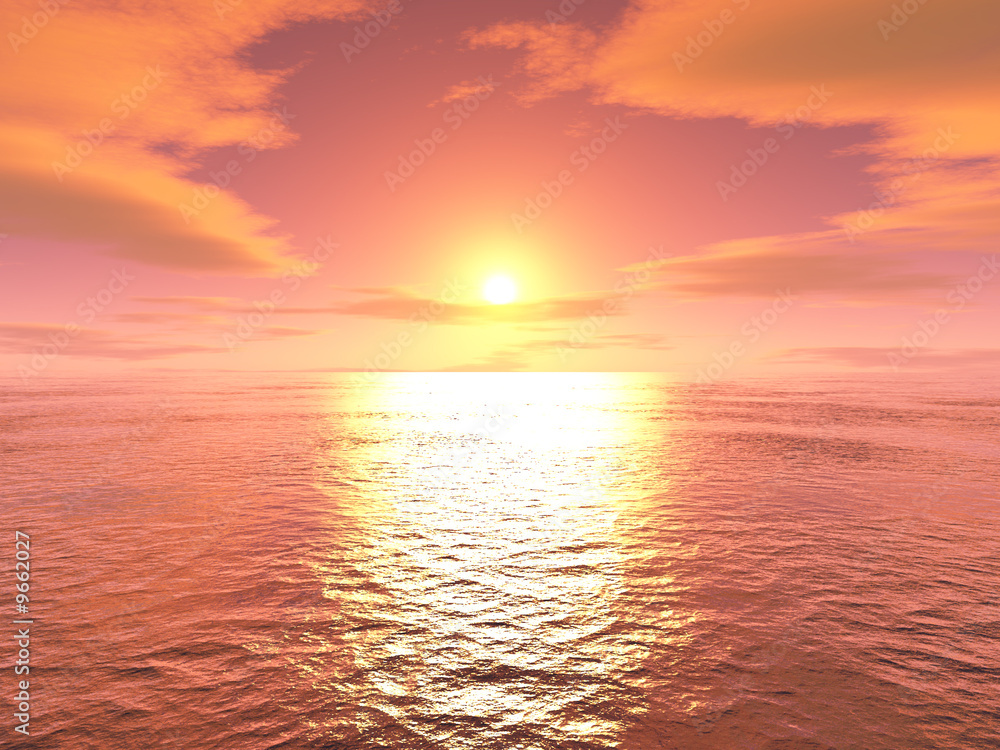Fototapeta premium Puesta de sol