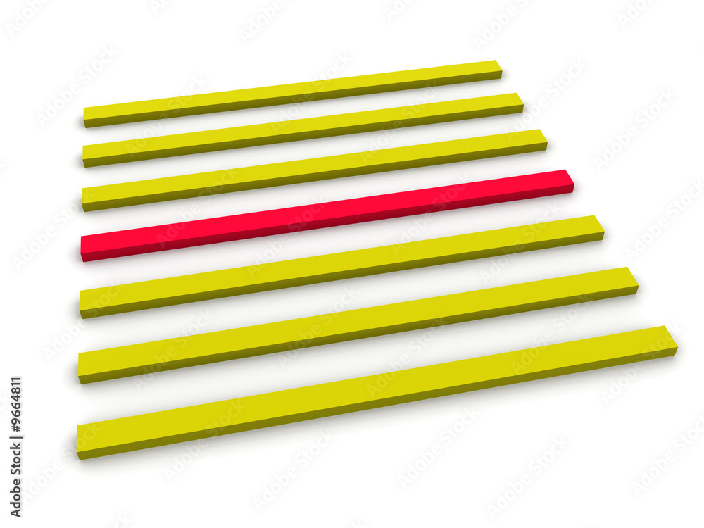 Obraz premium line. 3d