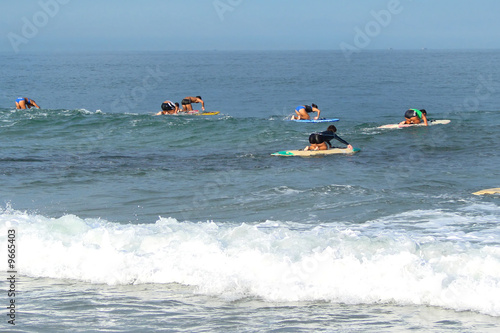 Surfers on Izu peninsula