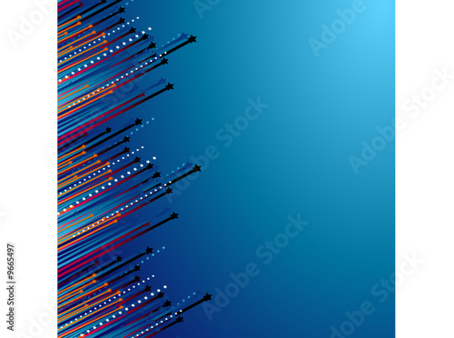 An abstract star background design
