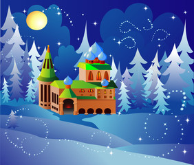 Fototapete Schloss Santa house  © Fantasista