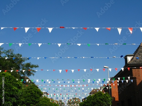 Festliche Straßendekoration