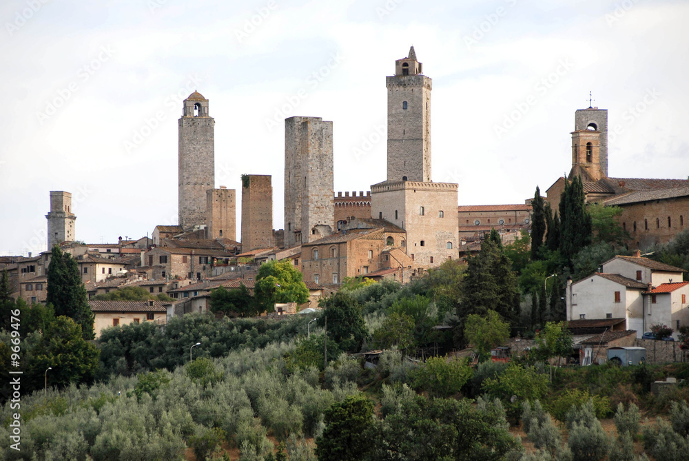 general view of San Gimignano
