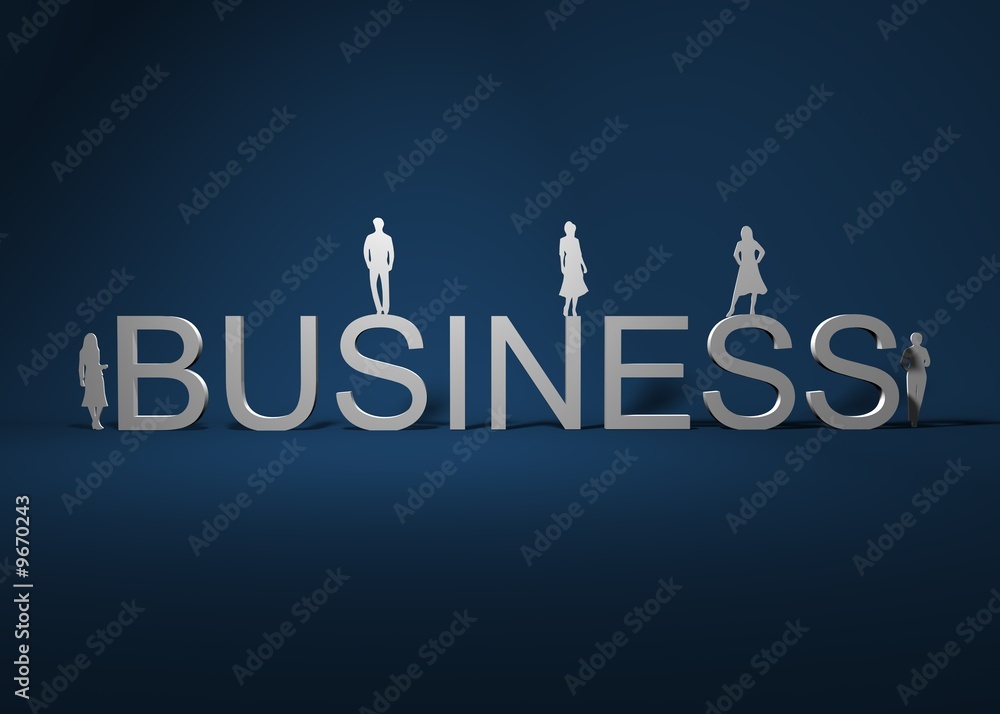 Fototapeta premium Logo Business