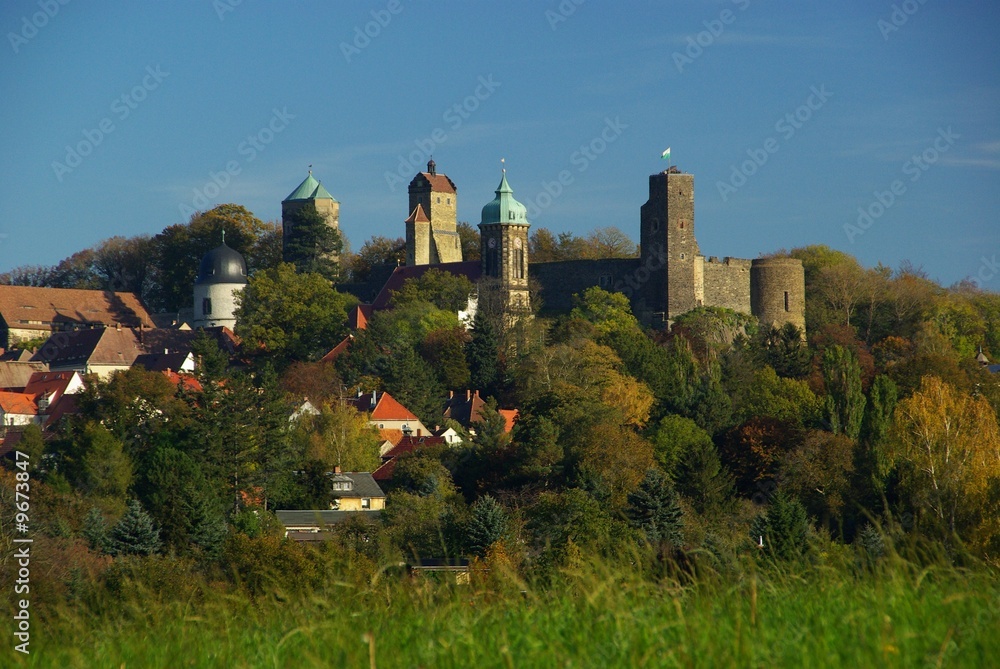 die Burg Stolpen in Sachsen