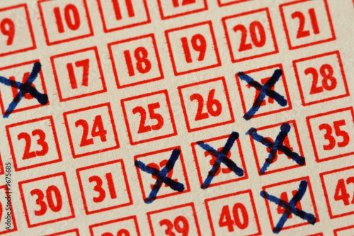 Grille de loto