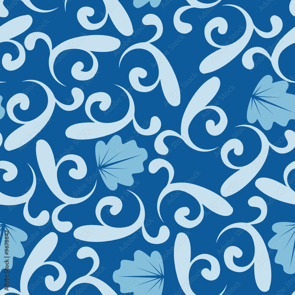 Abstract floral seamless pattern Abstract floral seamless pattern