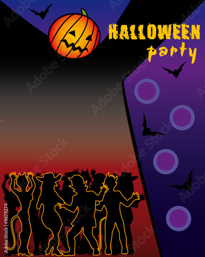 halloween party poster