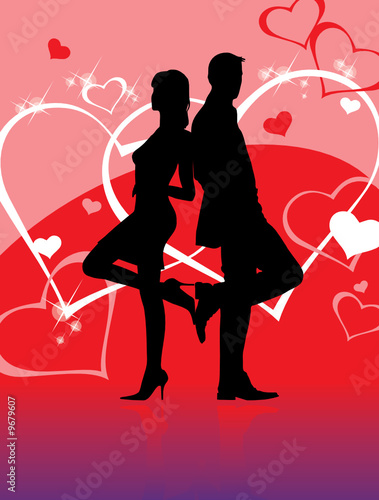 Love Story Silhouette