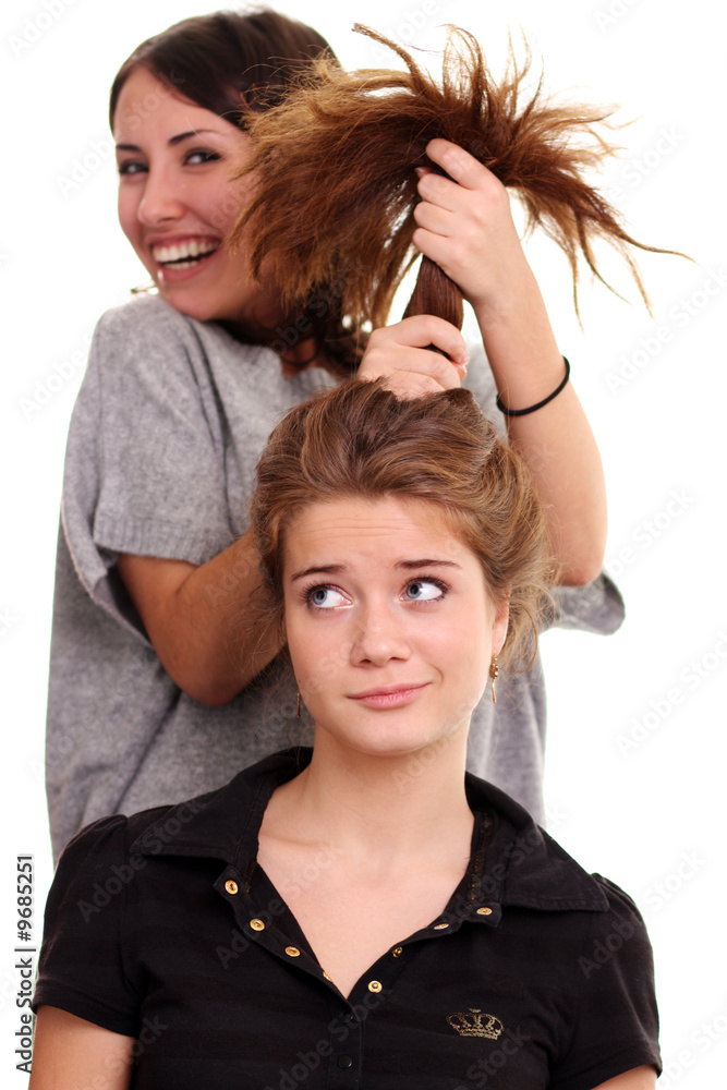 Naklejka premium Hair Style