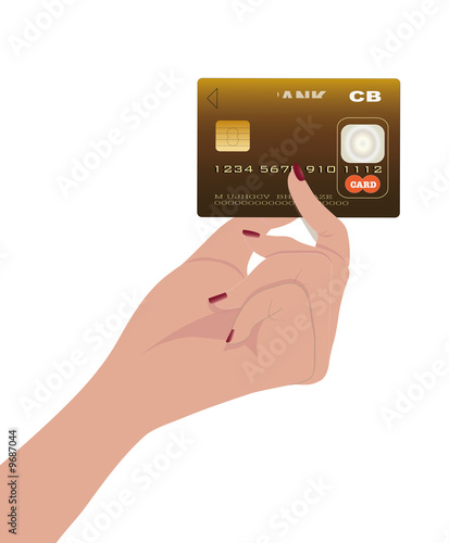 main tenant une carte de crédit