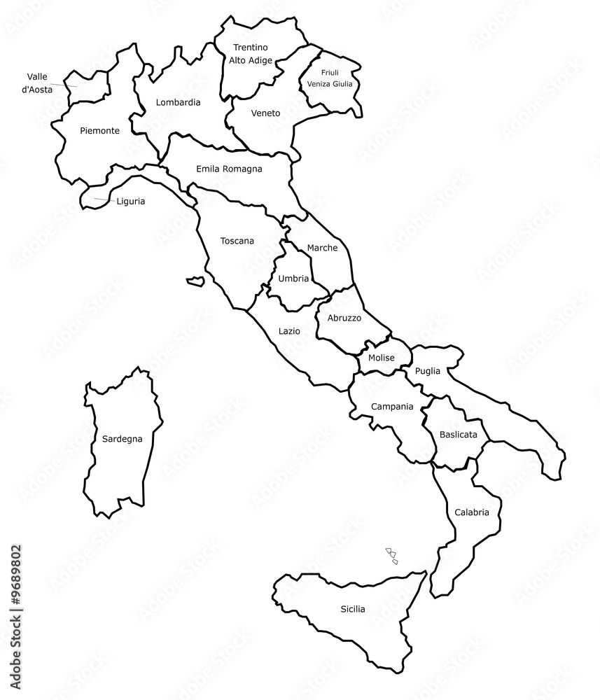 Fototapeta premium Ragioni d'Italia