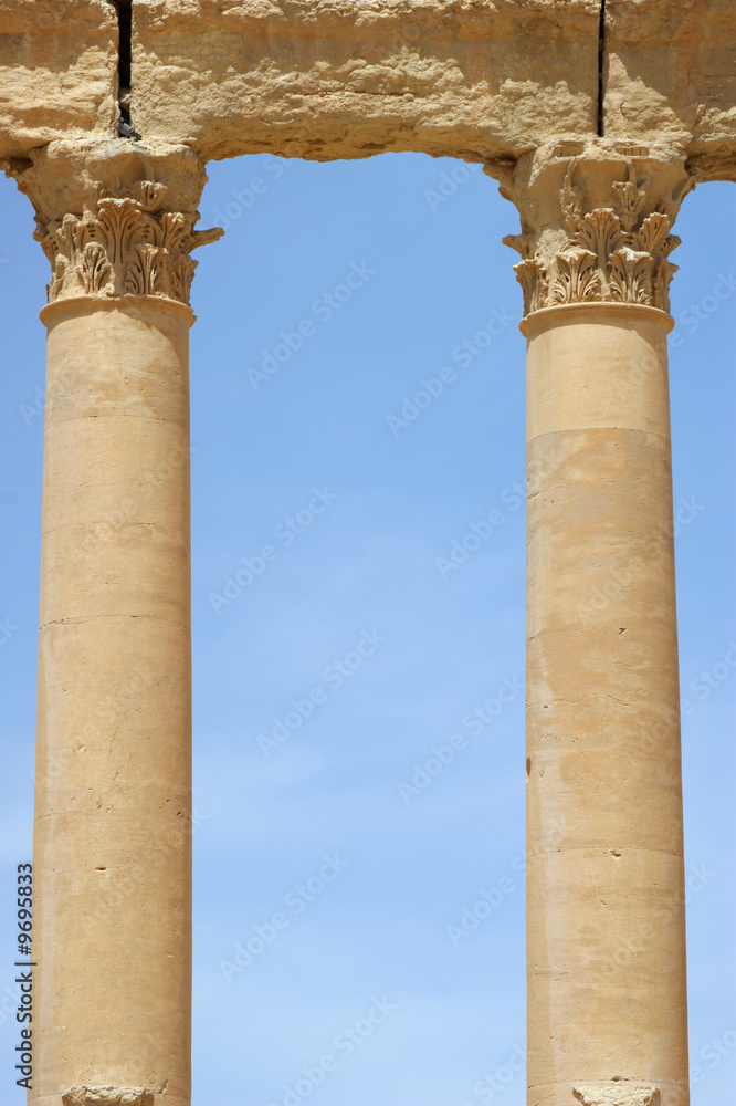 ancient columns Palmyra, Syria