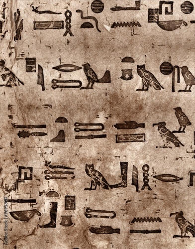 Ancient egyptian hieroglyphics design by the contributor