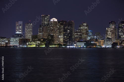 Wallpaper Mural downtown Boston with water in the foreground Torontodigital.ca