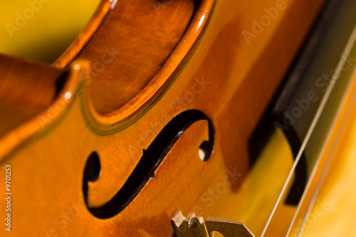 Nahaufnahme einer Geige