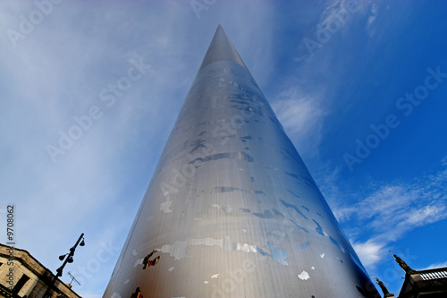 Photography Dublin spire, 120m tall on O'connel street