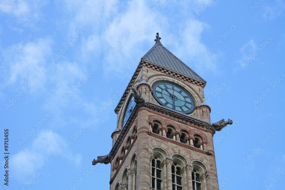 Clock tower from Toronto's Old City Hall