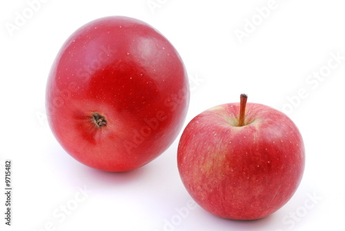 two red apples