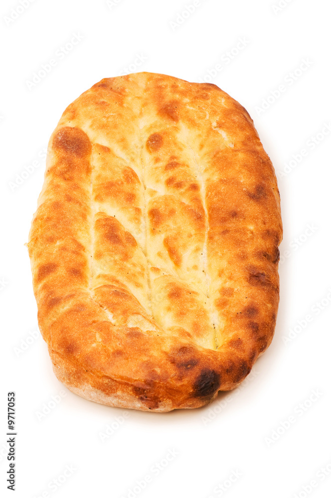 Traditional bread isolated on the white background