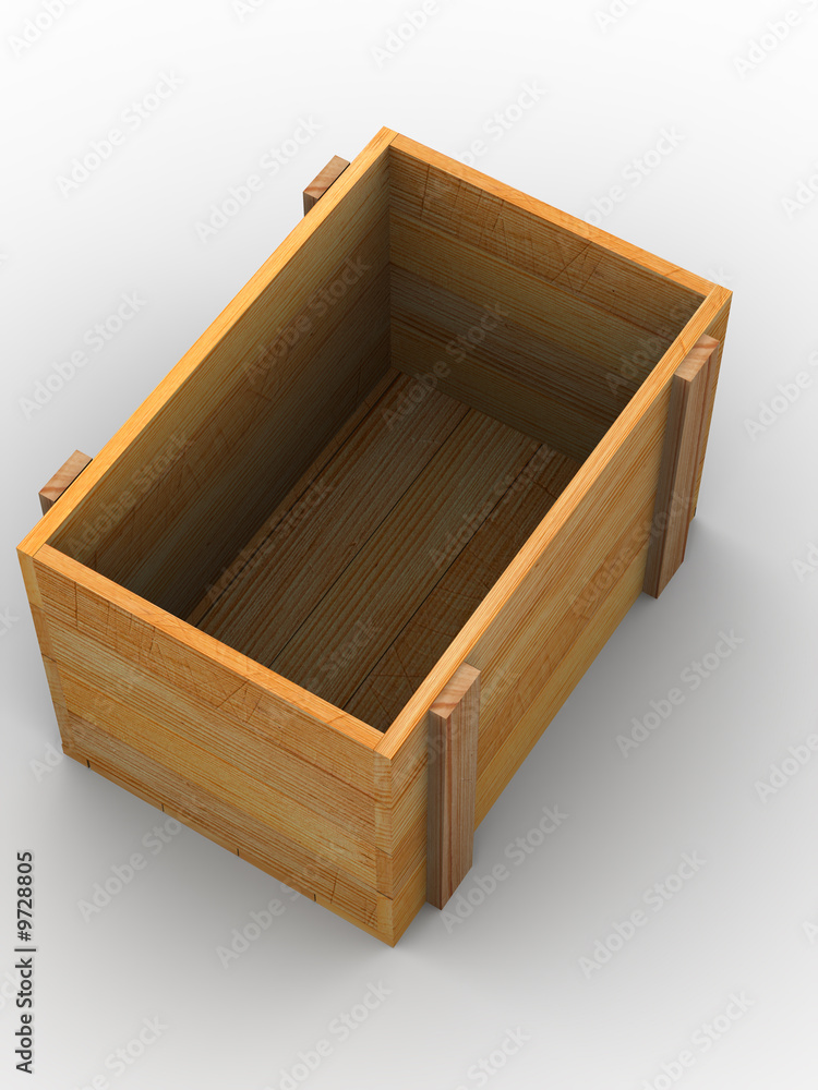 Crate. 3d Crate. 3d