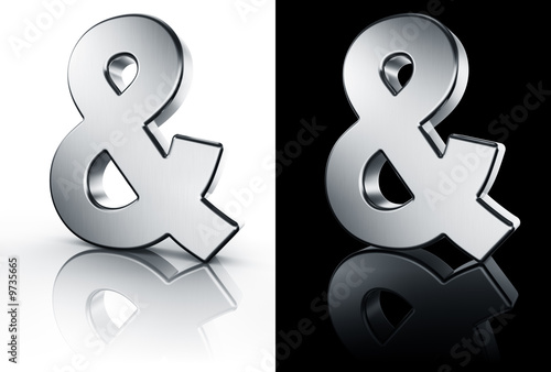3d rendering of the "and" s...
