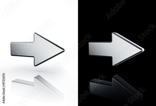 3d rendering of an arrow sy...